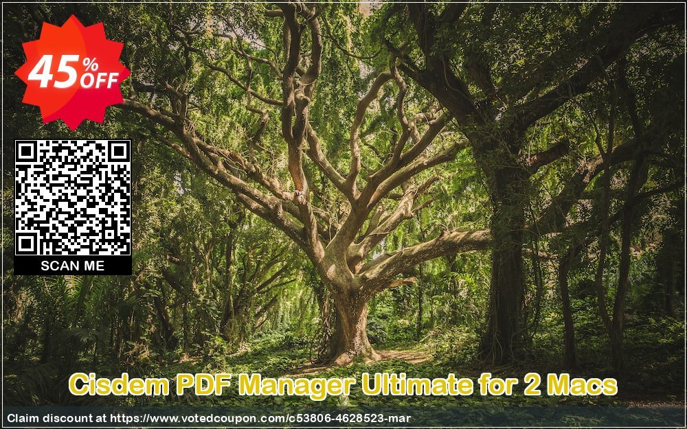 Cisdem PDF Manager Ultimate for 2 MACs Coupon, discount Cisdem PDFManagerUltimate for Mac - License for 2 Macs stirring discounts code 2024. Promotion: stirring discounts code of Cisdem PDFManagerUltimate for Mac - License for 2 Macs 2024