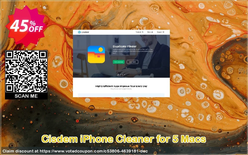 Cisdem iPhone Cleaner for 5 MACs Coupon Code Jun 2024, 45% OFF - VotedCoupon