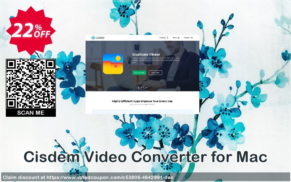 Cisdem Video Converter for MAC Coupon, discount Cisdem VideoConverter for Mac - 1 Year License Impressive promo code 2024. Promotion: Impressive promo code of Cisdem VideoConverter for Mac - 1 Year License 2024