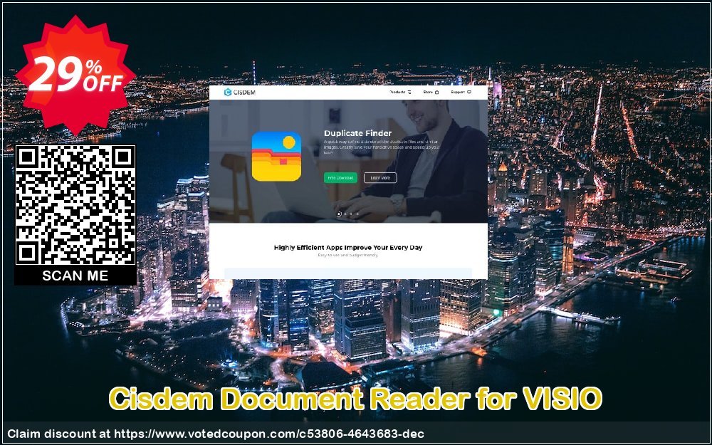 Cisdem Document Reader for VISIO Coupon Code Apr 2024, 29% OFF - VotedCoupon