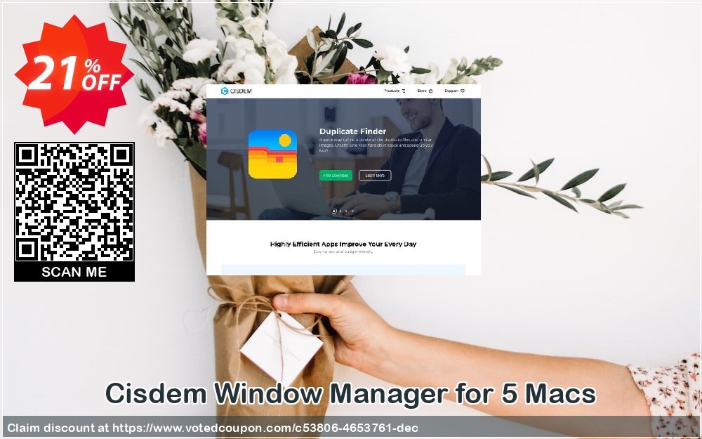 Cisdem Window Manager for 5 MACs Coupon, discount Cisdem WindowManager for Mac - License for 5 Macs wondrous deals code 2023. Promotion: wondrous deals code of Cisdem WindowManager for Mac - License for 5 Macs 2023