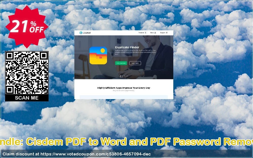 Bundle: Cisdem PDF to Word and PDF Password Remover Coupon Code May 2024, 21% OFF - VotedCoupon