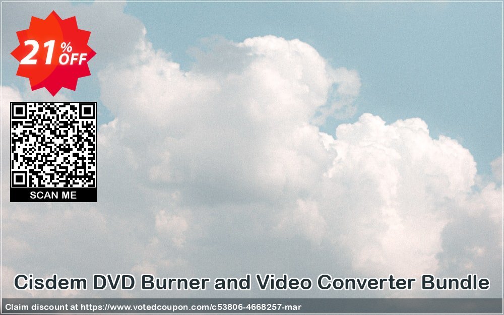 Cisdem DVD Burner and Video Converter Bundle Coupon Code Apr 2024, 21% OFF - VotedCoupon