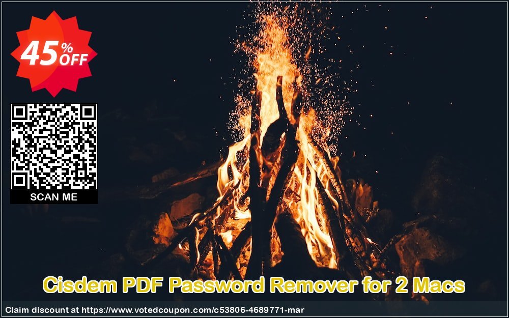 Cisdem PDF Password Remover for 2 MACs Coupon Code May 2024, 45% OFF - VotedCoupon