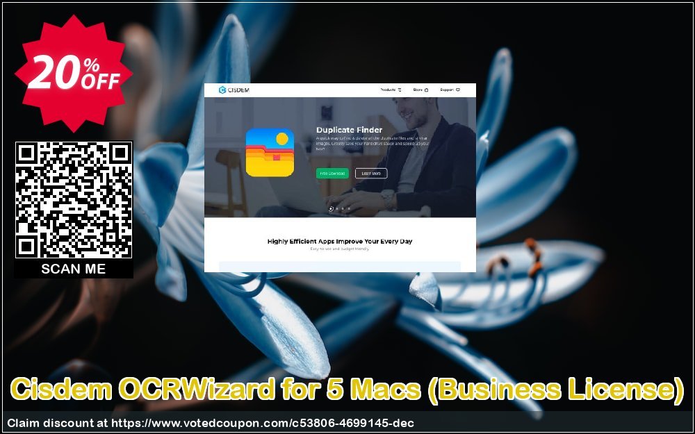 Cisdem OCRWizard for 5 MACs, Business Plan  Coupon, discount Cisdem OCRWizard for Mac - Business License for 2-5 Macs   special sales code 2024. Promotion: special sales code of Cisdem OCRWizard for Mac - Business License for 2-5 Macs   2024