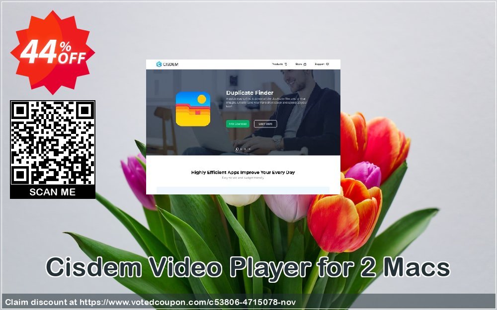 Cisdem Video Player for 2 MACs Coupon, discount 10% OFF Cisdem Video Player for 2 Macs Feb 2023. Promotion: Fearsome offer code of Cisdem Video Player for 2 Macs, tested in February 2023