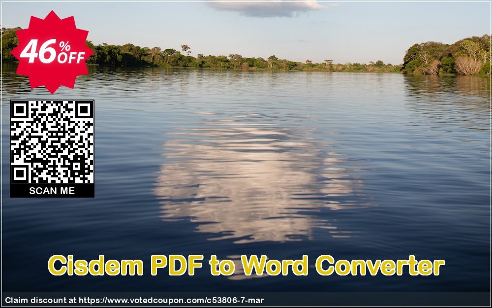 Cisdem PDF to Word Converter Coupon, discount bitsdujour pdftoword. Promotion: 50% OFF