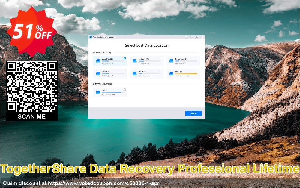 TogetherShare Data Recovery Professional Lifetime Coupon, discount 60% OFF TogetherShare Data Recovery Professional Lifetime, verified. Promotion: Amazing promo code of TogetherShare Data Recovery Professional Lifetime, tested & approved