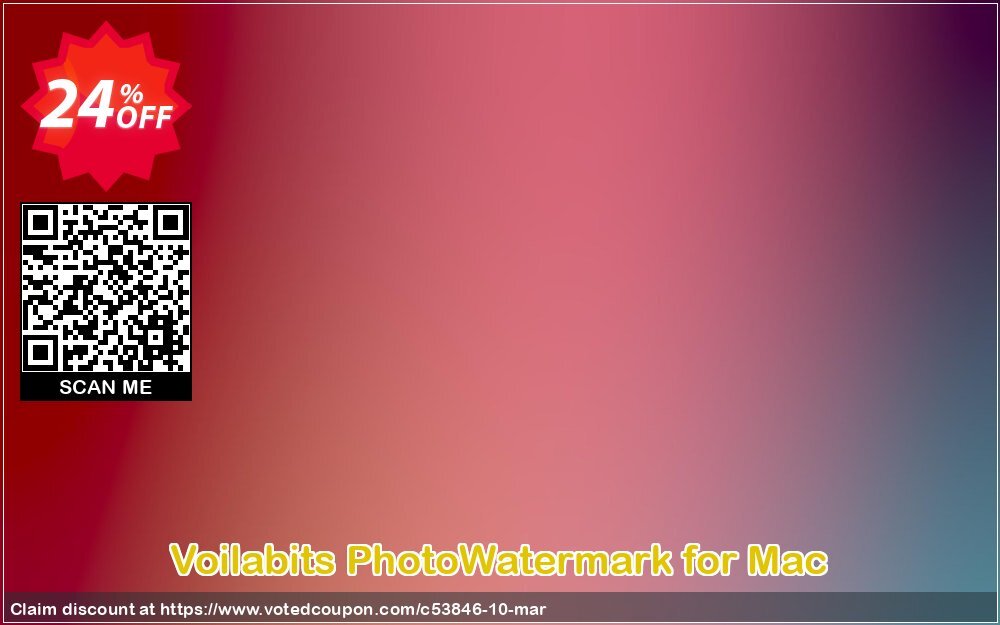 Voilabits PhotoWatermark for MAC Coupon Code Apr 2024, 24% OFF - VotedCoupon