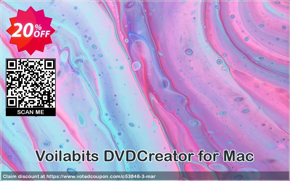 Voilabits DVDCreator for MAC Coupon, discount 20% Discount Voilabits (53846). Promotion: 