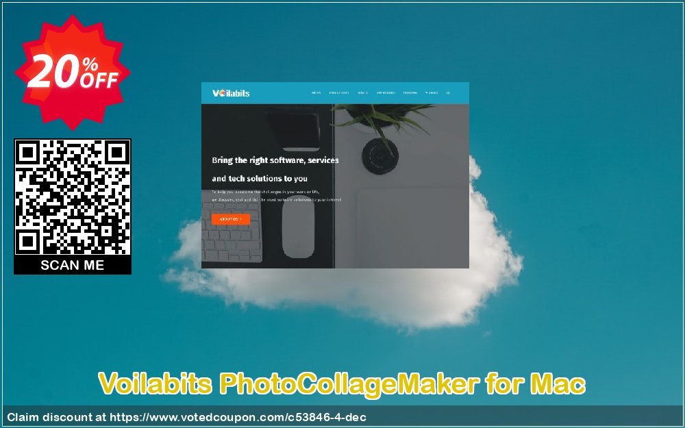 Voilabits PhotoCollageMaker for MAC Coupon, discount 20% Discount Voilabits (53846). Promotion: 