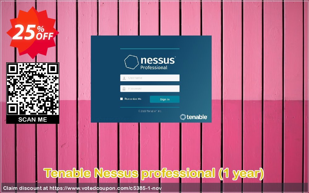 Tenable Nessus professional, Yearly  Coupon, discount 20% OFF Tenable Nessus professional, verified. Promotion: Stunning sales code of Tenable Nessus professional, tested & approved