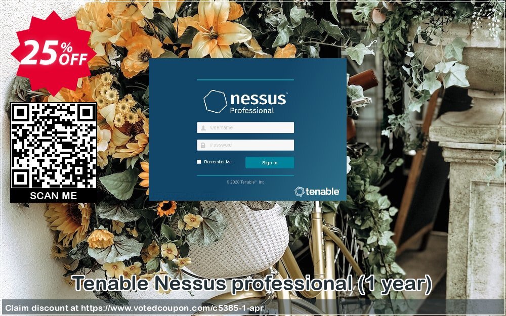 Tenable Nessus professional, Yearly  Coupon Code Apr 2024, 25% OFF - VotedCoupon