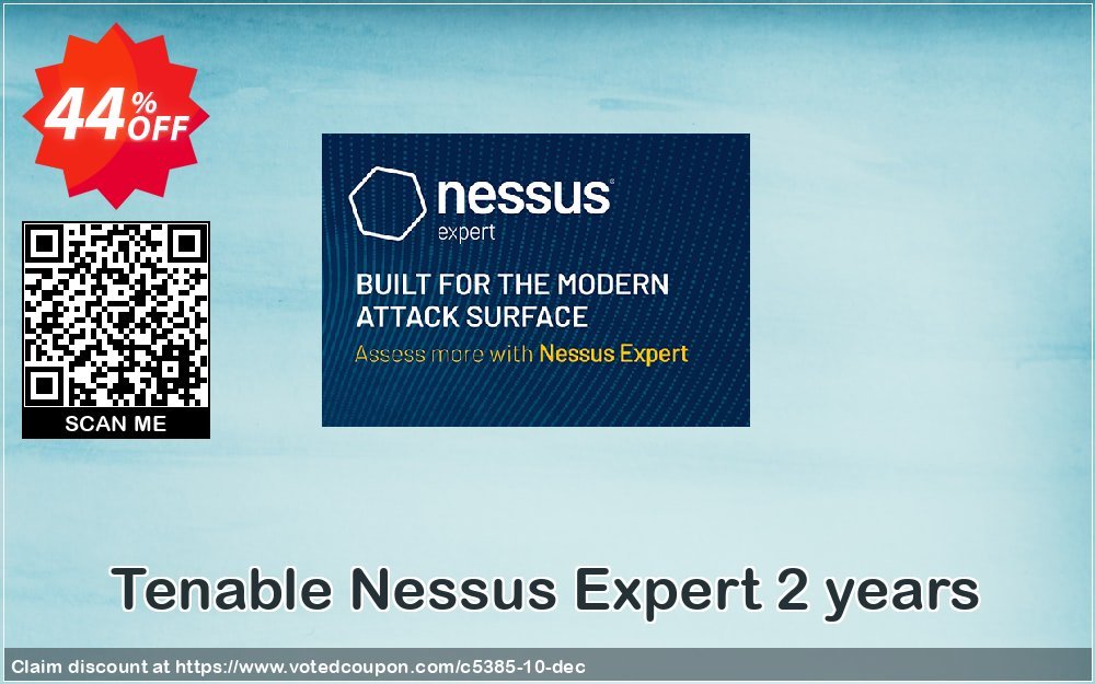 Tenable Nessus Expert 2 years Coupon Code Sep 2023, 44% OFF - VotedCoupon