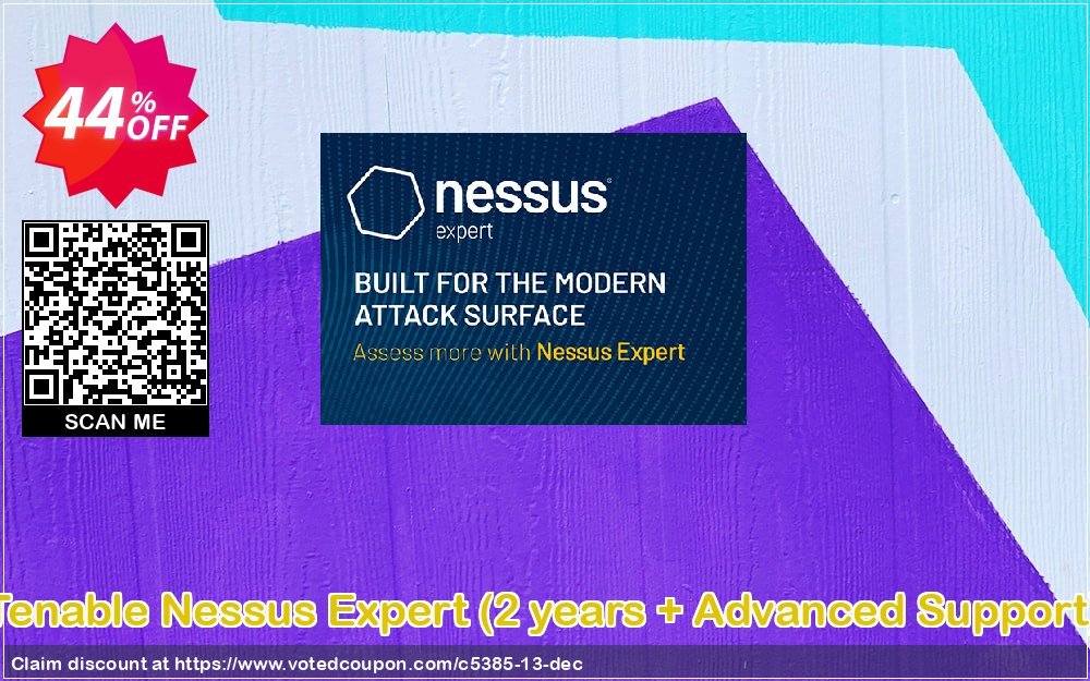 Tenable Nessus Expert, 2 years + Advanced Support  Coupon Code Oct 2023, 44% OFF - VotedCoupon