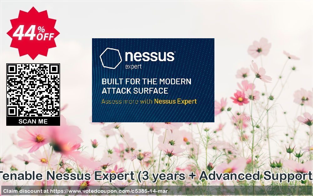 Tenable Nessus Expert, 3 years + Advanced Support  Coupon Code Apr 2024, 44% OFF - VotedCoupon