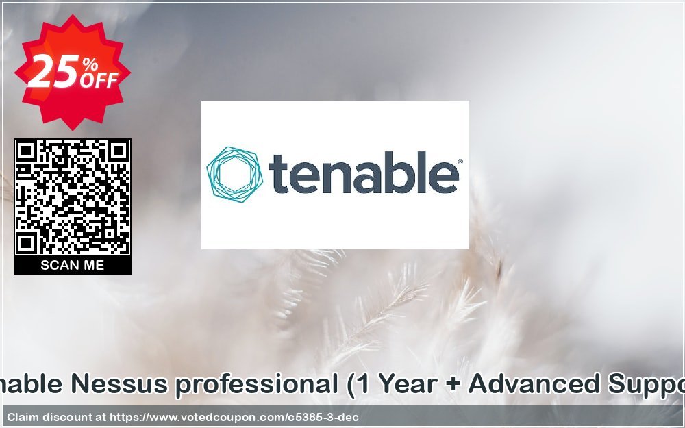 Tenable Nessus professional, Yearly + Advanced Support  Coupon Code Dec 2023, 25% OFF - VotedCoupon