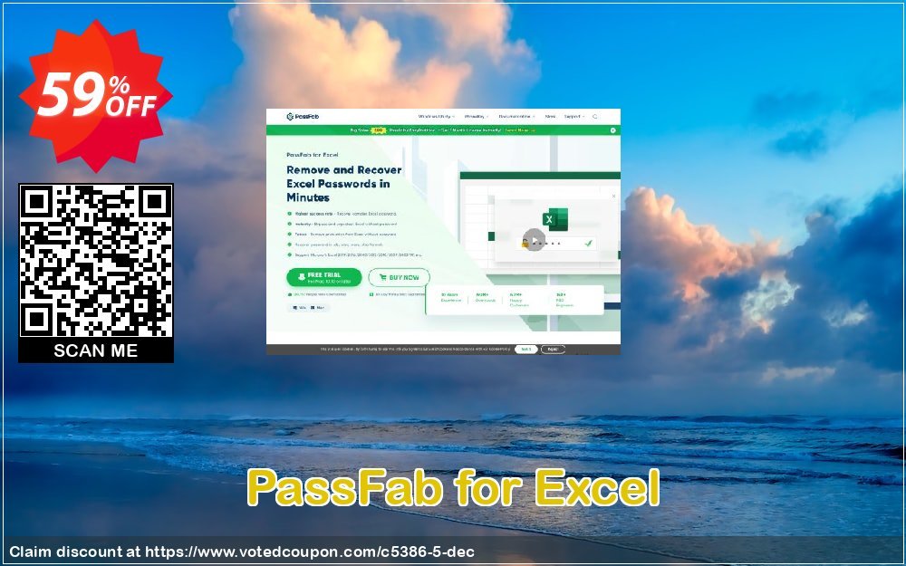 Get 59% OFF PassFab for Excel Coupon