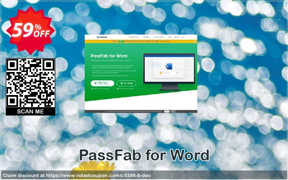 Get 59% OFF PassFab for Word Coupon