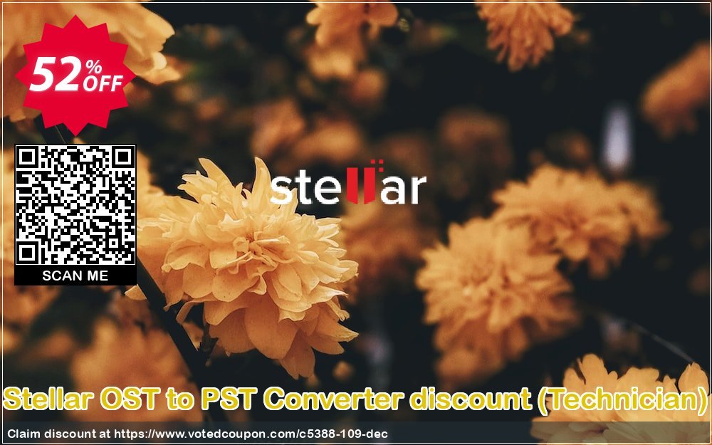 Stellar OST to PST Converter discount, Technician  Coupon Code Apr 2024, 52% OFF - VotedCoupon