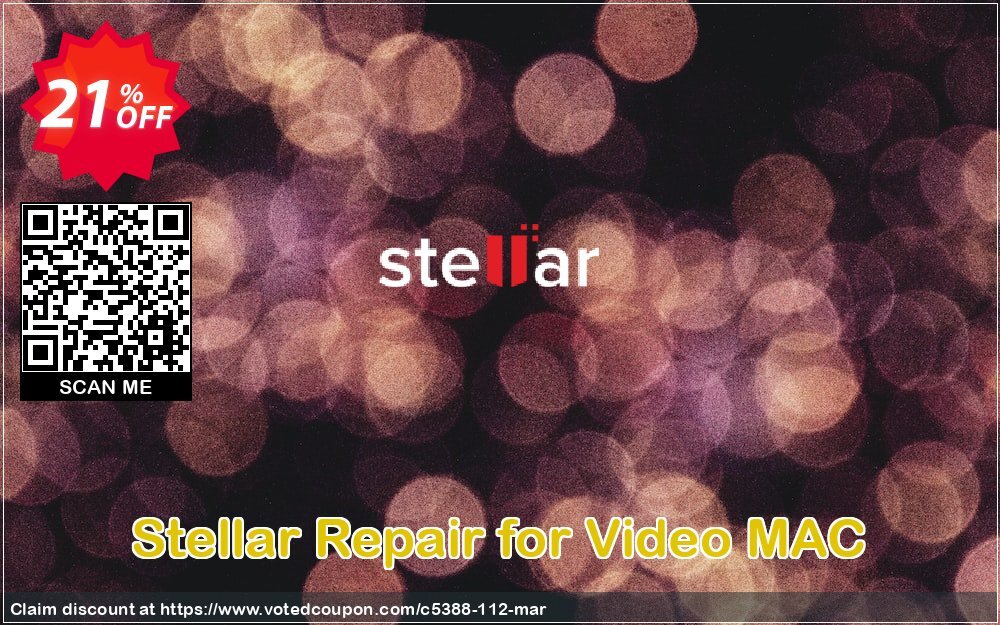 Stellar Repair for Video MAC Coupon, discount 20% OFF Stellar Repair for Video MAC, verified. Promotion: Stirring discount code of Stellar Repair for Video MAC, tested & approved