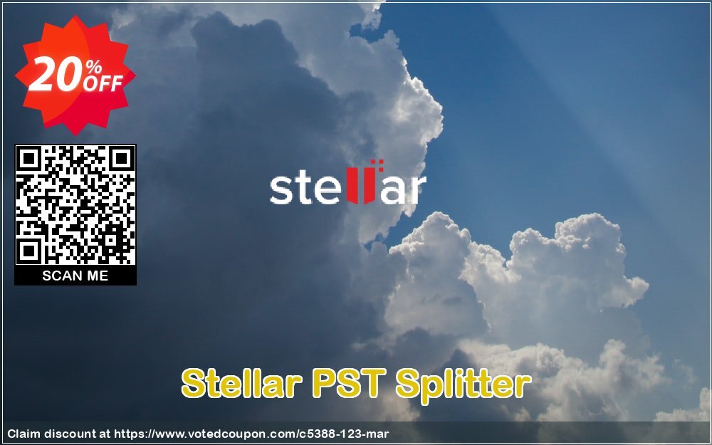 Stellar PST Splitter Coupon, discount Stellar Splitter for Outlook [1 Year Subscription] marvelous promotions code 2024. Promotion: NVC Exclusive Coupon