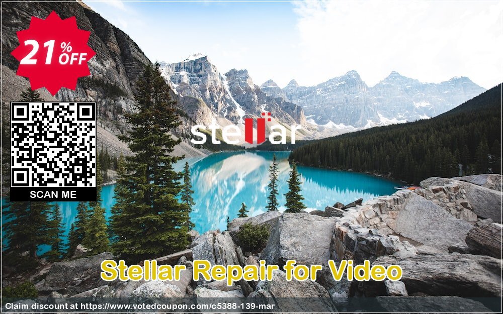 Stellar Repair for Video voted-on promotion codes