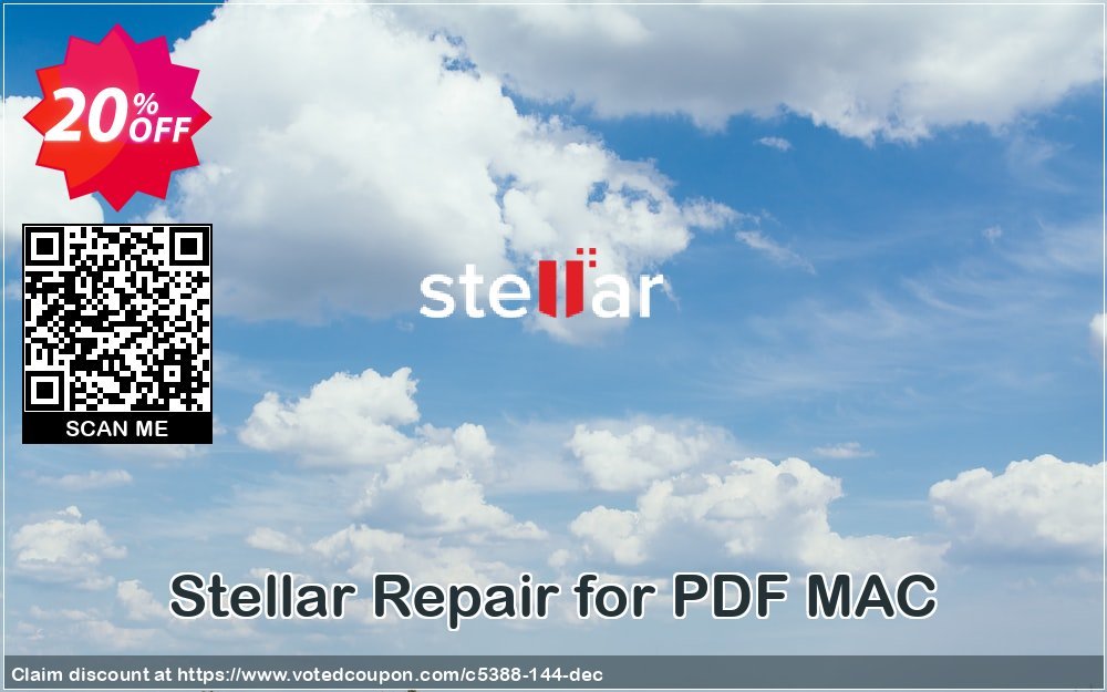 Stellar Repair for PDF MAC Coupon, discount Stellar Repair for PDF- Mac awful sales code 2024. Promotion: NVC Exclusive Coupon