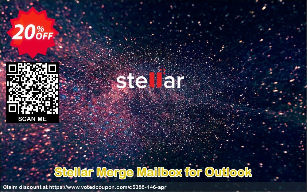 Stellar Merge Mailbox for Outlook Coupon, discount Stellar Merge Mailbox for Outlook [1 Year Subscription] impressive discounts code 2024. Promotion: NVC Exclusive Coupon