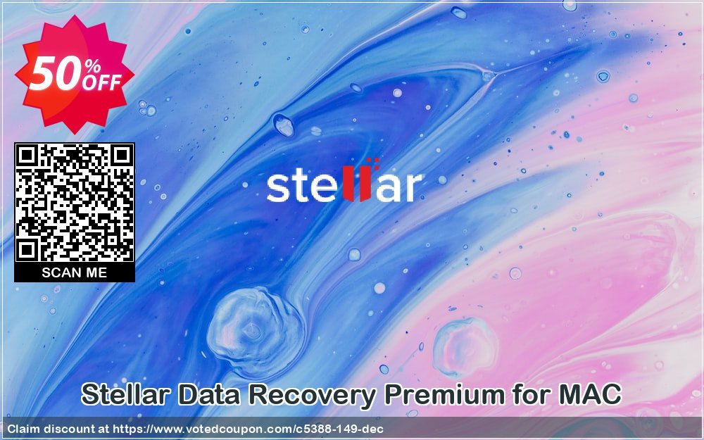 Stellar Data Recovery Premium for MAC voted-on promotion codes
