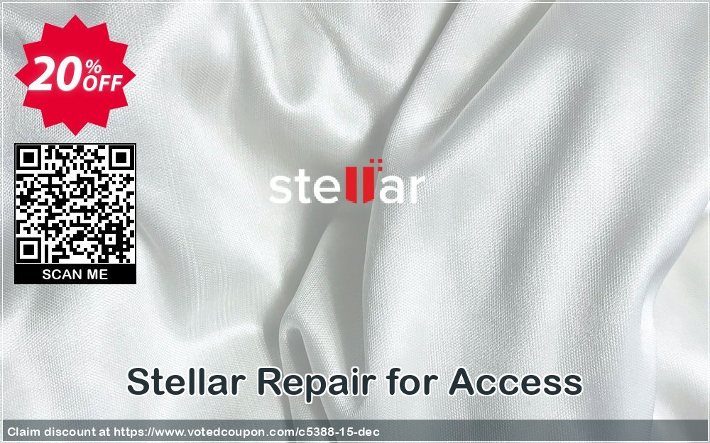 Stellar Repair for Access Coupon, discount Stellar Repair for Access-V6 stunning discounts code 2023. Promotion: NVC Exclusive Coupon