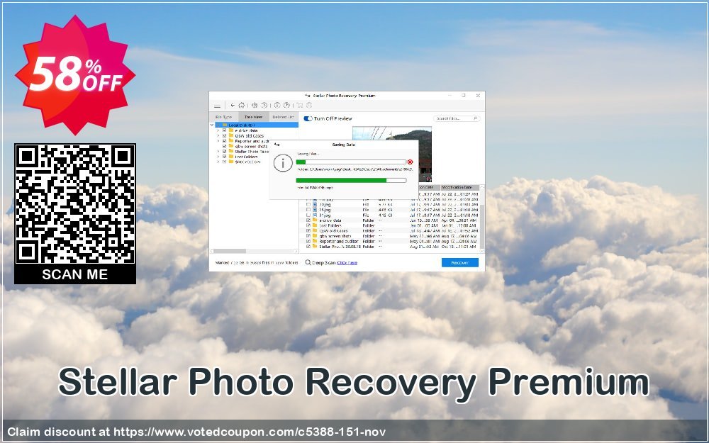 Get 58% OFF Stellar Photo Recovery Premium Coupon