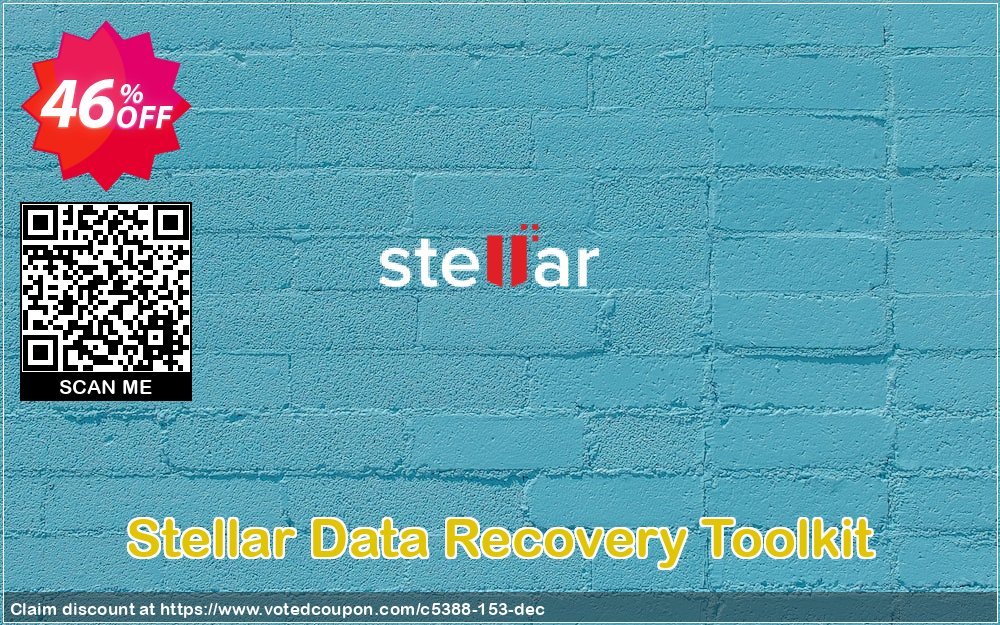 Stellar Data Recovery Toolkit Coupon Code Mar 2024, 46% OFF - VotedCoupon