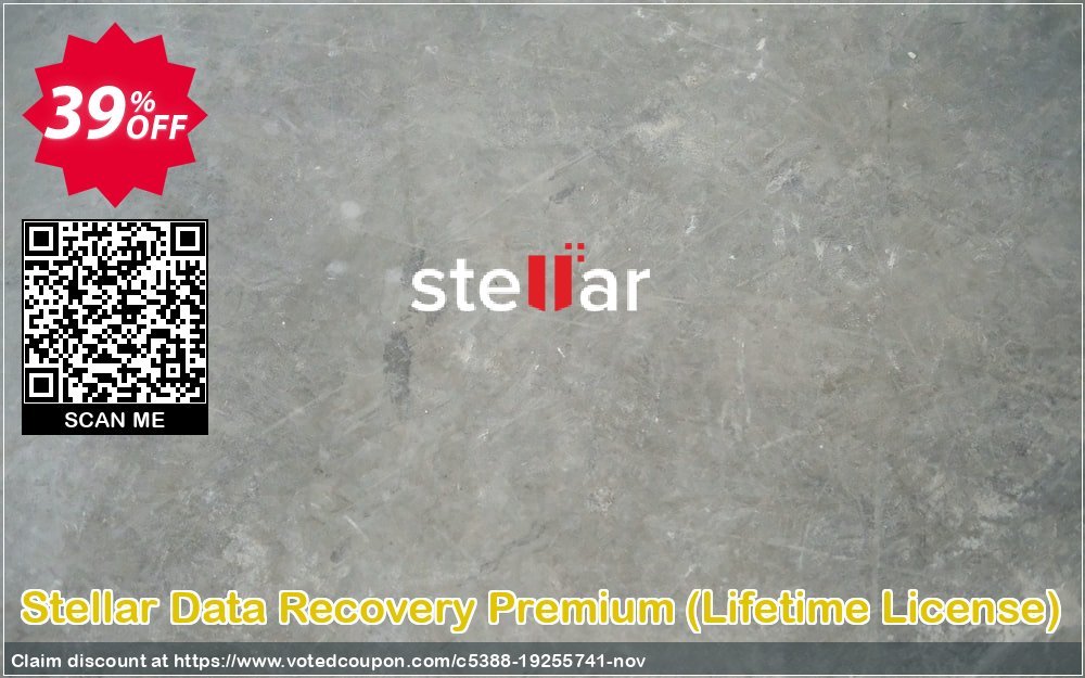 Stellar Data Recovery Premium, Lifetime Plan  Coupon Code Mar 2024, 39% OFF - VotedCoupon