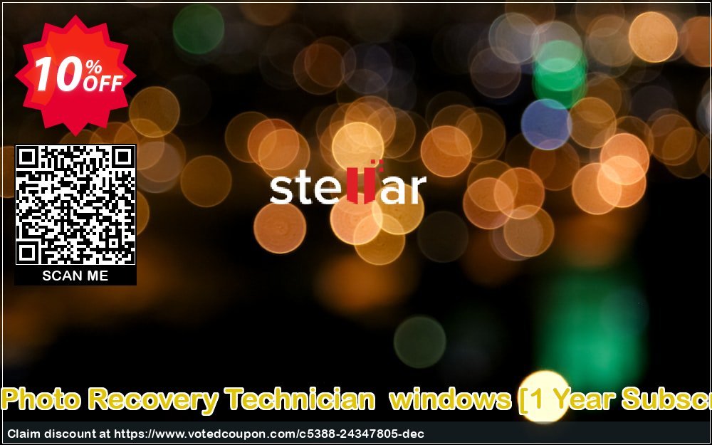 Stellar Photo Recovery Technician  WINDOWS /Yearly Subscription/ Coupon Code Mar 2024, 10% OFF - VotedCoupon