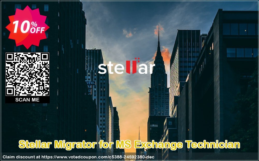 Stellar Migrator for MS Exchange Technician Coupon Code Apr 2024, 10% OFF - VotedCoupon