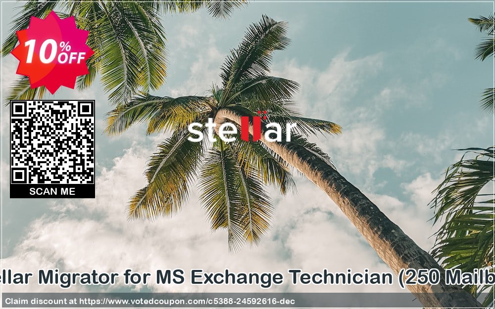 Stellar Migrator for MS Exchange Technician, 250 Mailbox  Coupon Code Mar 2024, 10% OFF - VotedCoupon