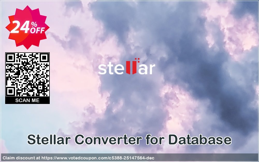 Stellar Converter for Database Coupon, discount Stellar Converter for Database  Best offer code 2024. Promotion: Best offer code of Stellar Converter for Database  2024