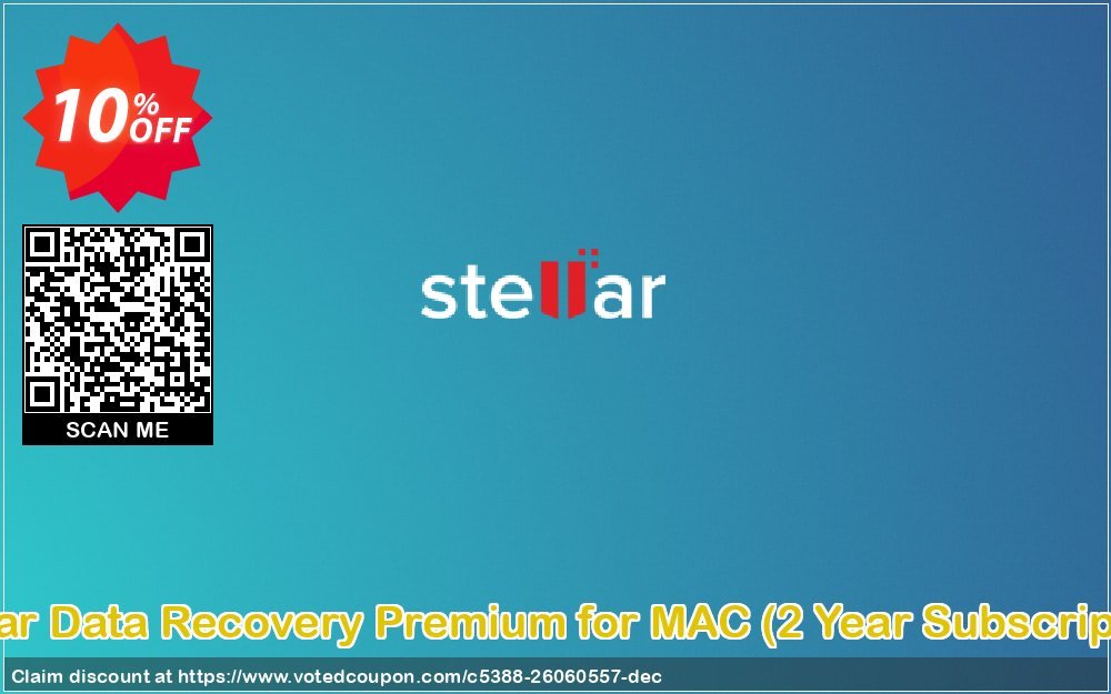 Stellar Data Recovery Premium for MAC, 2 Year Subscription  Coupon Code Apr 2024, 10% OFF - VotedCoupon