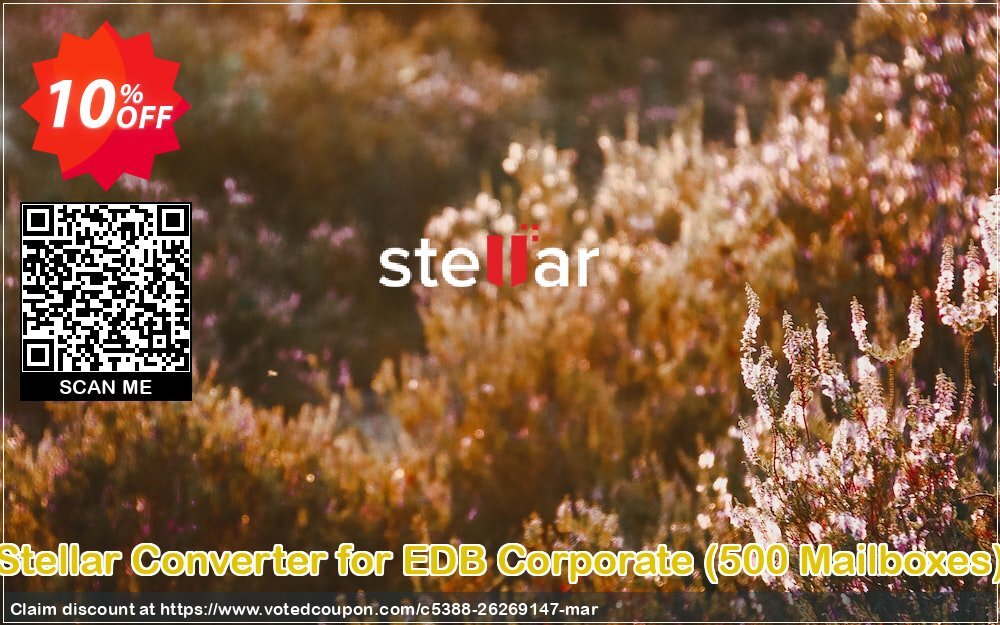 Stellar Converter for EDB Corporate, 500 Mailboxes  Coupon Code Apr 2024, 10% OFF - VotedCoupon