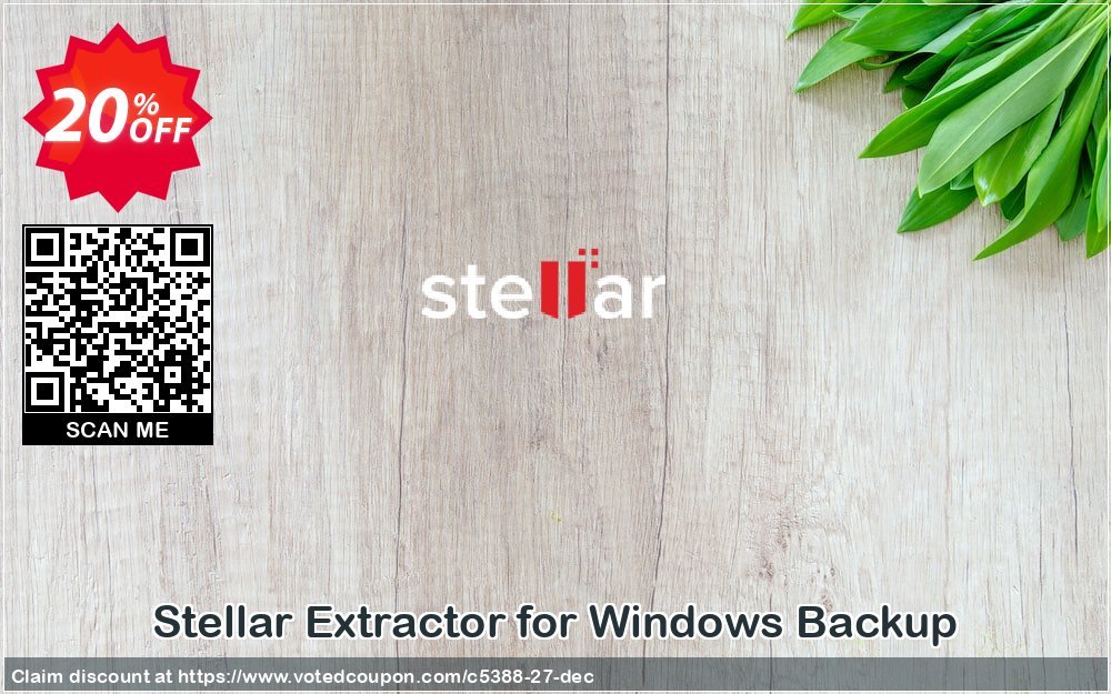 Stellar Extractor for WINDOWS Backup Coupon Code Apr 2024, 20% OFF - VotedCoupon