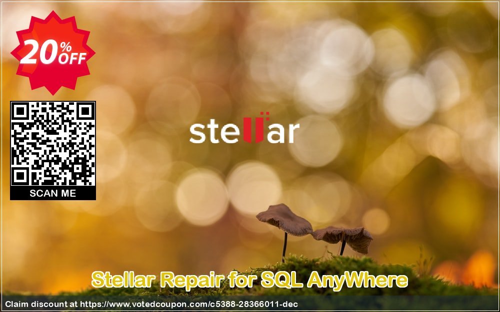 Stellar Repair for SQL AnyWhere Coupon, discount Stellar Repair for SQL AnyWhere Special offer code 2024. Promotion: Special offer code of Stellar Repair for SQL AnyWhere 2024