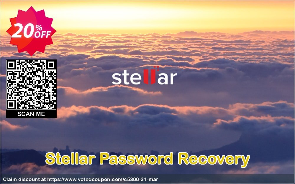 Stellar Password Recovery Coupon, discount Stellar Password Recovery stunning discount code 2025. Promotion: NVC Exclusive Coupon