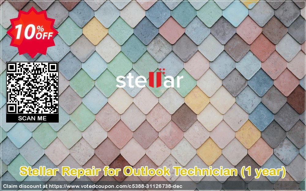 Stellar Repair for Outlook Technician, Yearly  Coupon Code Jun 2024, 10% OFF - VotedCoupon