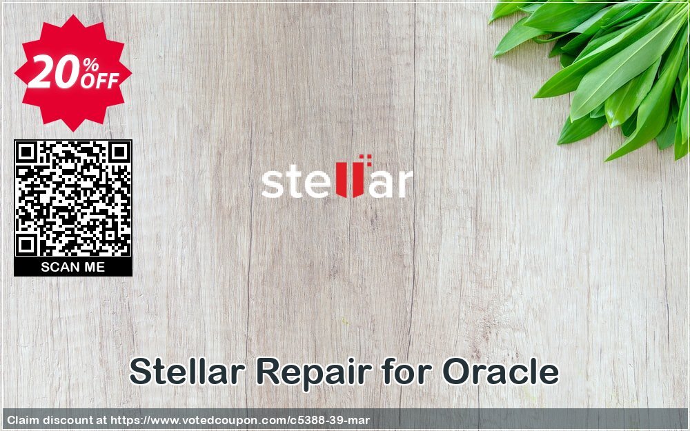 Stellar Repair for Oracle Coupon, discount Stellar Repair for Oracle imposing discounts code 2024. Promotion: NVC Exclusive Coupon