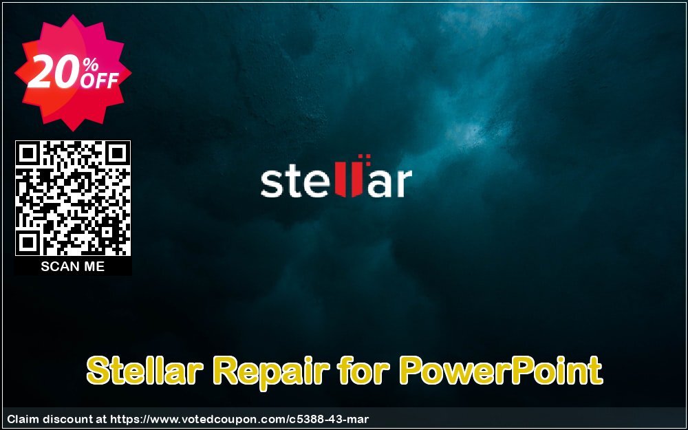 Stellar Repair for PowerPoint Coupon Code Apr 2024, 20% OFF - VotedCoupon