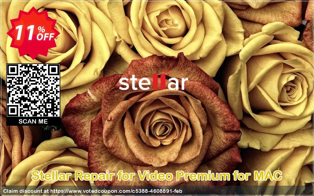Stellar Repair for Video Premium for MAC Coupon Code Mar 2024, 11% OFF - VotedCoupon