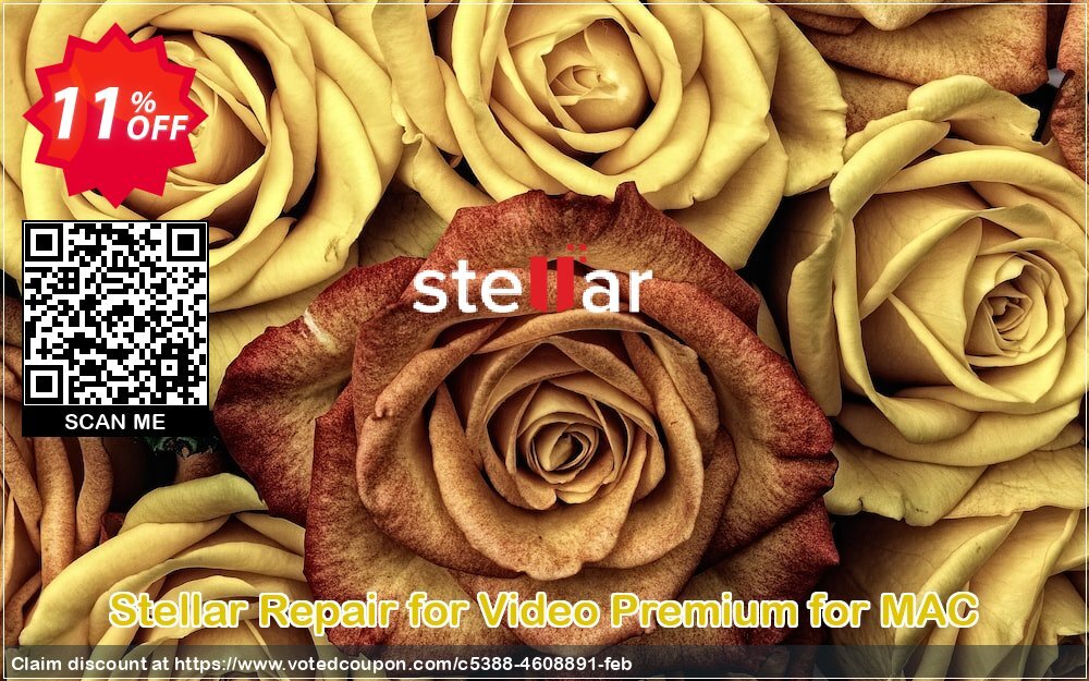 Stellar Repair for Video Premium for MAC voted-on promotion codes