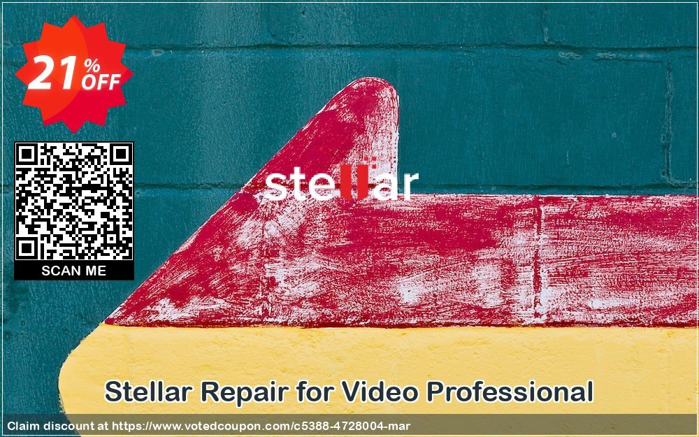 Stellar Repair for Video Professional Coupon Code Apr 2024, 21% OFF - VotedCoupon