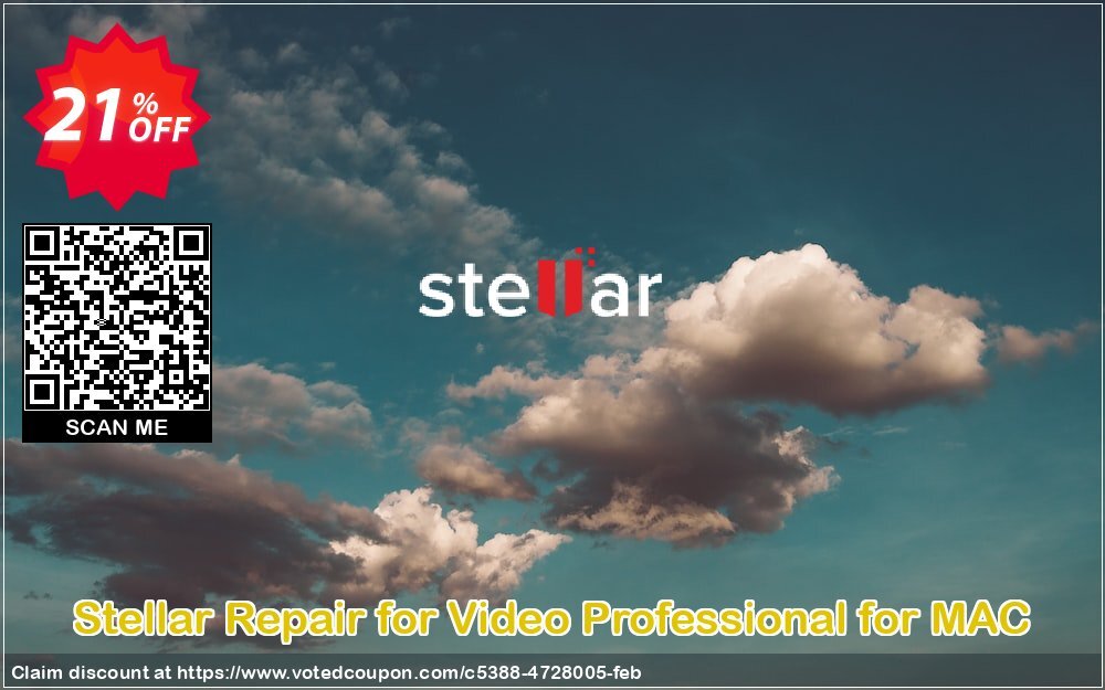 Stellar Repair for Video Professional for MAC Coupon Code Mar 2024, 21% OFF - VotedCoupon